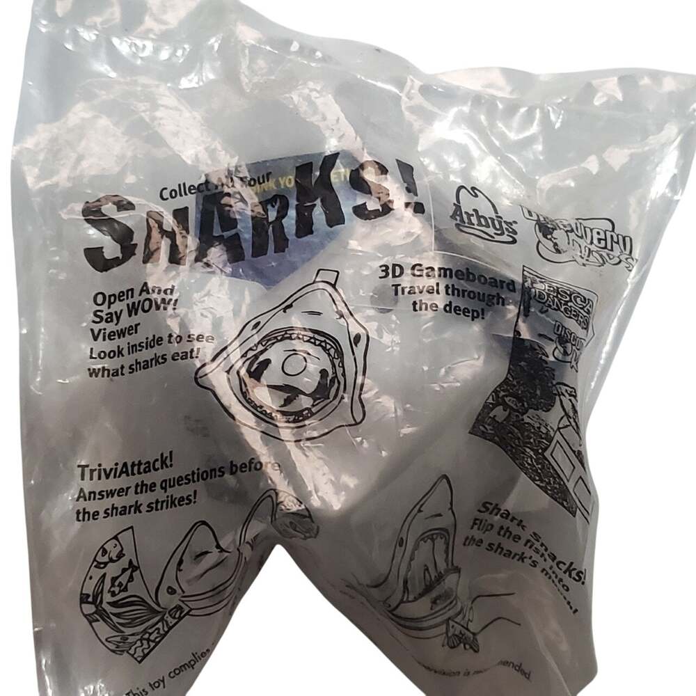 2001 Arby' Discovery Kids Shark Toy New in Package